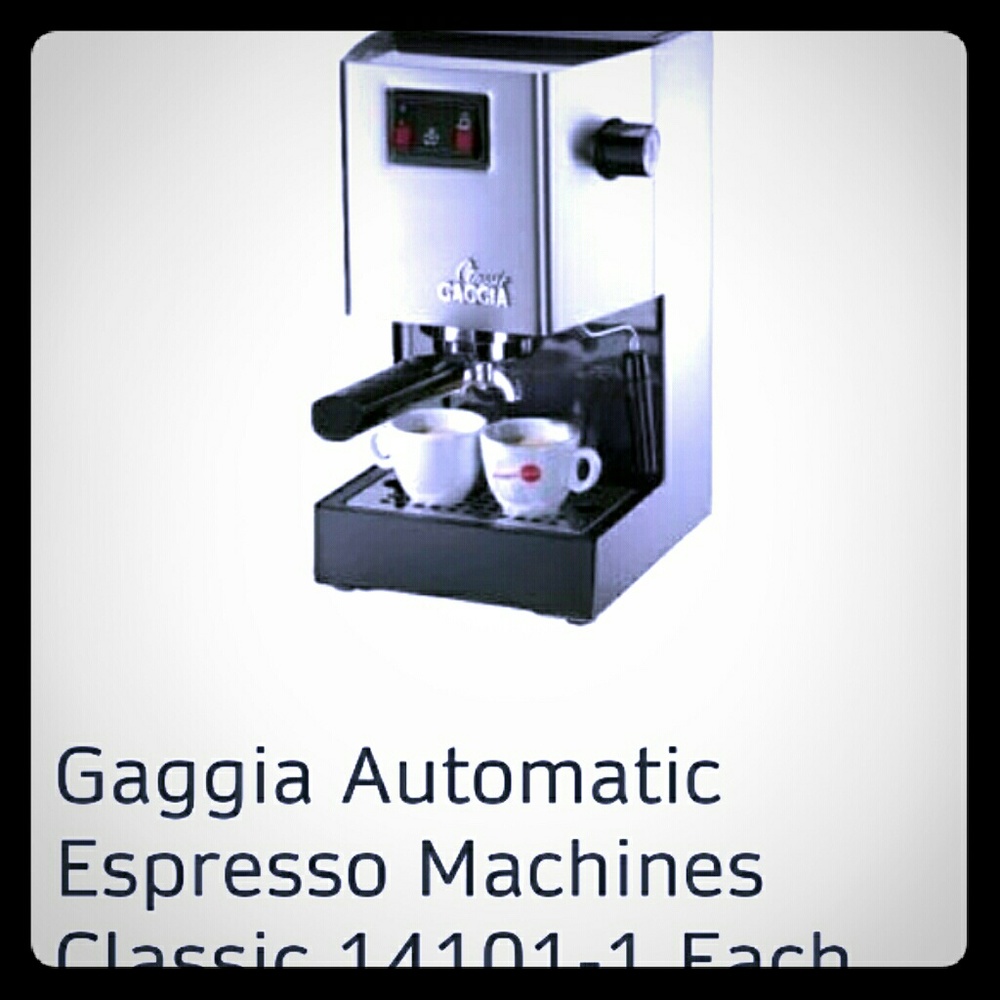 Gaggia Automatic Espresso Machine (Italian Made)